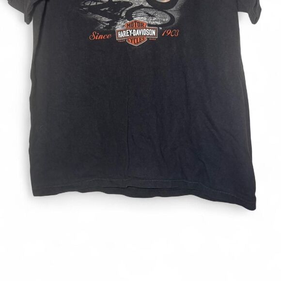VTG Harley Davidson 105th Anniversary Black T-Shirt Large WV - Picture 3 of 8